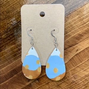 Oasis Raindrop Clay Earrings